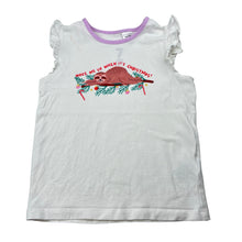 Load image into Gallery viewer, Girls Cotton On, Christmas pyjama top, mark right shoulder, FUC, size 7,  