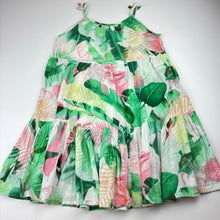 Load image into Gallery viewer, Girls Next, lightweight cotton summer dress, GUC, size 5, L: 63cm