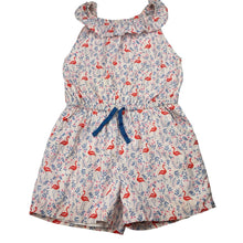 Load image into Gallery viewer, Girls Boden, cotton lined playsuit, marks on shorts, FUC, size 7-8,  