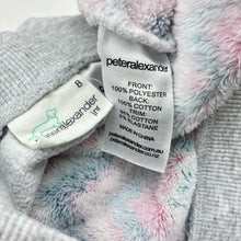 Load image into Gallery viewer, Girls Peter Alexander, pink &amp; grey fluffy winter pyjamas, GUC, size 8,  