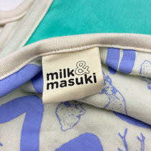 Load image into Gallery viewer, Unisex Milk &amp; Masuki, organic cotton cot/pram blanket, 97cm x 65cm, EUC, size 0000-00,  