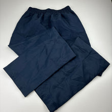 Load image into Gallery viewer, Unisex COUGARS, navy lightweight track pants, elasticated, Inside leg: 64cm, GUC, size 12,  