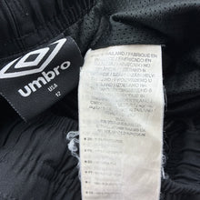 Load image into Gallery viewer, Boys UMBRO, Australasian Soccer Academy track / training pants, Inside leg: 70cm, EUC, size 12,  