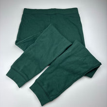 Load image into Gallery viewer, Boys Emerson, green fleece lined track pants, Inside leg: 70cm, NEW, size 14,  