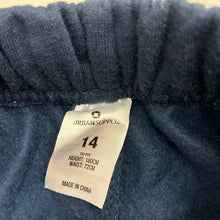 Load image into Gallery viewer, Boys Urban Supply, navy fleece lined track pants, Inside leg: 72cm, EUC, size 14,  