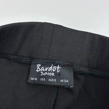 Load image into Gallery viewer, Girls Bardot Junior, black pants, elasticated, Inside leg: 48.5cm, EUC, size 6,  