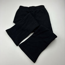 Load image into Gallery viewer, Girls H&amp;T, black fleece lined track pants, Inside leg: 41.5cm, EUC, size 4,  