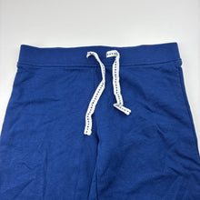 Load image into Gallery viewer, Unisex Favourites, blue fleece lined track pants, Inside leg: 56cm, EUC, size 8,  