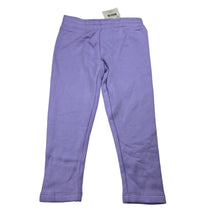 Load image into Gallery viewer, Girls B Collection, purple fleece lined track pants, Inside leg: 37cm, NEW, size 3,  