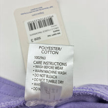Load image into Gallery viewer, Girls B Collection, purple fleece lined track pants, Inside leg: 37cm, NEW, size 3,  