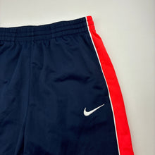 Load image into Gallery viewer, Unisex Nike, navy track pants, elasticated, pilling, Inside leg: 69cm, FUC, size 14-15,  