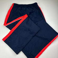 Load image into Gallery viewer, Unisex Nike, navy track pants, elasticated, pilling, Inside leg: 69cm, FUC, size 14-15,  