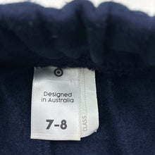 Load image into Gallery viewer, Unisex Target, navy fleece lined track pants, Inside leg: 56cm, EUC, size 7-8,  