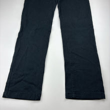 Load image into Gallery viewer, Boys Bad Boy, black stretchy jeans, adjustable, Inside leg: 65.5cm, EUC, size 12,  