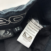 Load image into Gallery viewer, Boys Bad Boy, black stretchy jeans, adjustable, Inside leg: 65.5cm, EUC, size 12,  