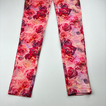 Load image into Gallery viewer, Girls Miss Understood, floral leggings, elasticated, Inside leg: 60cm, GUC, size 10,  
