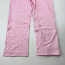 Load image into Gallery viewer, Girls pink, cotton pyjama pants / bottoms, EUC, size 4,  