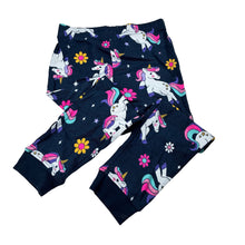 Load image into Gallery viewer, Girls Anko, cotton pyjama pants / bottoms, unicorns, EUC, size 4,  