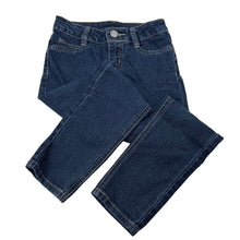 Load image into Gallery viewer, Girls Target, dark stretch denim jeans, adjustable, Inside leg: 47cm, EUC, size 5,  