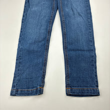 Load image into Gallery viewer, Boys B Collection, blue stretch denim pants, elasticated, Inside leg: 46.5cm, EUC, size 5,  
