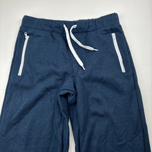 Load image into Gallery viewer, Boys Urban Supply, navy fleece lined track pants, elasticated, EUC, size 12,  