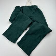 Load image into Gallery viewer, Unisex B Collection, green fleece lined track pants, Inside leg: 43cm, NEW, size 4,  