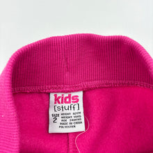 Load image into Gallery viewer, Girls Kids Stuff, pink fleece pants, elasticated, Inside leg: 31cm, EUC, size 2,  