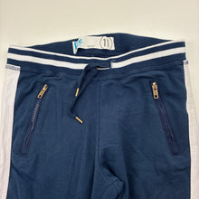 Load image into Gallery viewer, Unisex Cotton On, navy &amp; white casual pants, elasticated, Inside leg: 56.5cm, GUC, size 11,  