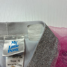 Load image into Gallery viewer, Girls My Little Pony, colourful tutu leggings, elasticated, Inside leg: 46cm, EUC, size 6,  