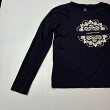 Load image into Gallery viewer, Girls Target, navy organic cotton long sleeve top, EUC, size 12,  