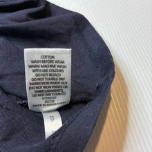 Load image into Gallery viewer, Girls Target, navy organic cotton long sleeve top, EUC, size 12,  