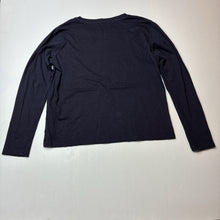 Load image into Gallery viewer, Girls Target, navy organic cotton long sleeve top, EUC, size 12,  