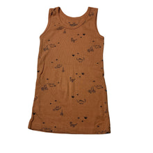 Load image into Gallery viewer, Unisex Target, cotton singlet top, dinosaurs, GUC, size 4-6,  