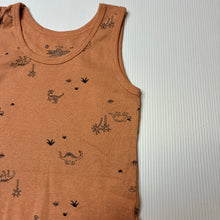 Load image into Gallery viewer, Unisex Target, cotton singlet top, dinosaurs, GUC, size 4-6,  