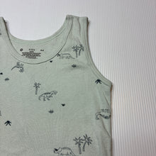 Load image into Gallery viewer, Unisex Target, cotton singlet top, dinosaurs, GUC, size 4-6,  