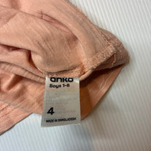 Load image into Gallery viewer, Boys Anko, cotton tee / top, FUC, size 4,  