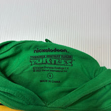 Load image into Gallery viewer, Boys Nickelodeon, TM Ninja Turtles cotton hooded tee / top, EUC, size 6,  