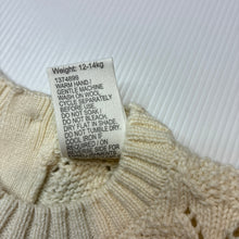 Load image into Gallery viewer, Girls Baby Berry, knitted cotton ruffle sweater / jumper, EUC, size 2,  