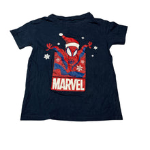 Load image into Gallery viewer, Boys Marvel, Spiderman cotton Christmas tee / top, GUC, size 5,  
