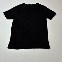 Load image into Gallery viewer, Unisex Favourites, black Aust cotton tee / top, EUC, size 4,  