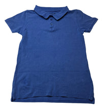 Load image into Gallery viewer, Boys Cotton On, blue cotton polo shirt top, wash fade, FUC, size 10,  