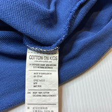 Load image into Gallery viewer, Boys Cotton On, blue cotton polo shirt top, wash fade, FUC, size 10,  