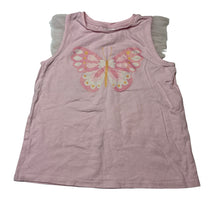 Load image into Gallery viewer, Girls Target, cotton tee / top, butterfly, EUC, size 5,  