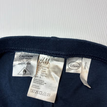 Load image into Gallery viewer, Girls H&amp;M, Disney navy cotton pyjama pants, EUC, size 6,  