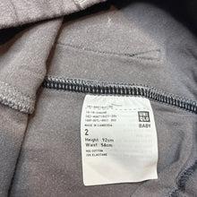 Load image into Gallery viewer, Unisex Uniqlo, grey stretchy leggings, elasticated, GUC, size 2,  