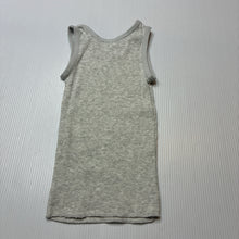 Load image into Gallery viewer, Unisex Target, grey ribbed cotton singlet top, EUC, size 0000,  