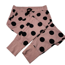 Load image into Gallery viewer, Girls Decjuba Kids, pink &amp; black waffle pyjama pants / bottoms, EUC, size 12,  