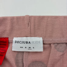 Load image into Gallery viewer, Girls Decjuba Kids, pink &amp; black waffle pyjama pants / bottoms, EUC, size 12,  