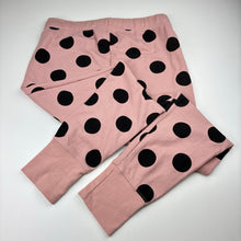 Load image into Gallery viewer, Girls Decjuba Kids, pink &amp; black waffle pyjama pants / bottoms, EUC, size 12,  