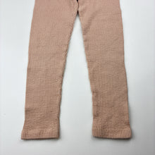 Load image into Gallery viewer, Girls Zara, waffle cotton leggings, Inside leg: 40cm, EUC, size 4-5,  